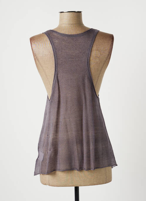 Top gris LAUREN VIDAL pour femme