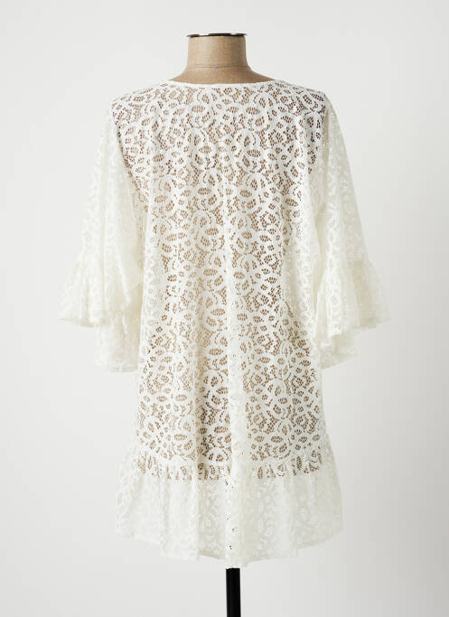 Tunique manches longues blanc LAUREN VIDAL femme