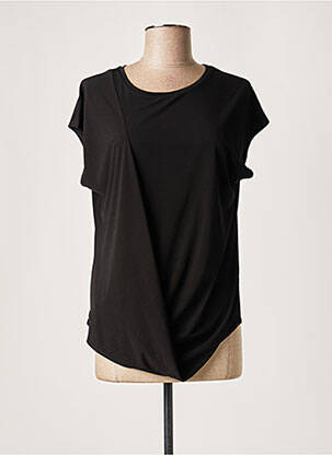 T-shirt noir LAUREN VIDAL pour femme