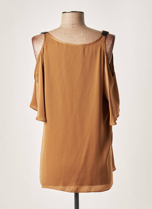 Blouse marron LAUREN VIDAL pour femme