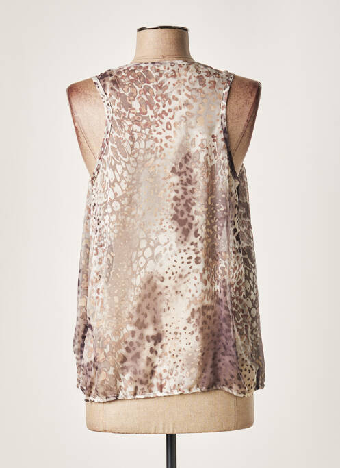 Blouse marron LAUREN VIDAL pour femme