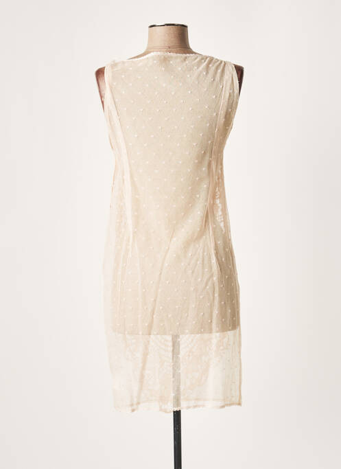 Robe mi-longue rose LAUREN VIDAL pour femme