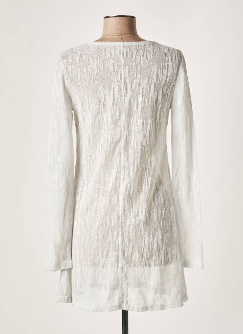 Tunique manches longues gris LAUREN VIDAL pour femme