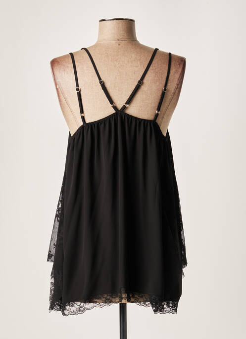 Tunique manches longues noir LAUREN VIDAL femme