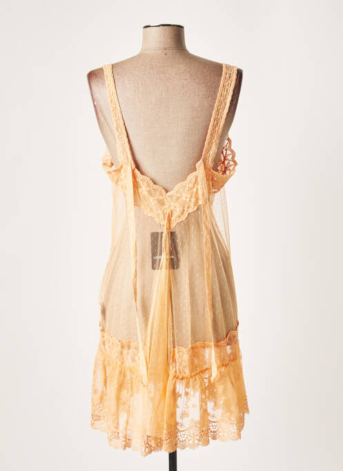 Tunique sans manche orange LAUREN VIDAL pour femme