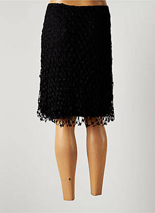 Jupe courte doublure noir LAUREN VIDAL femme