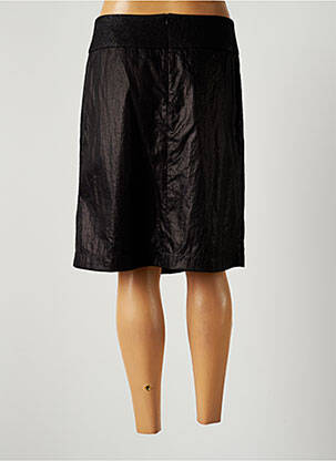 Jupe mi-longue taille normale noir LAUREN VIDAL femme