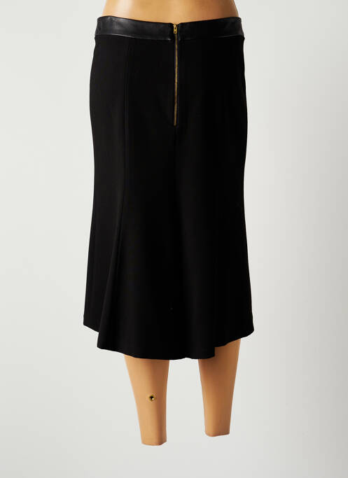 Jupe mi-longue marron LAUREN VIDAL pour femme