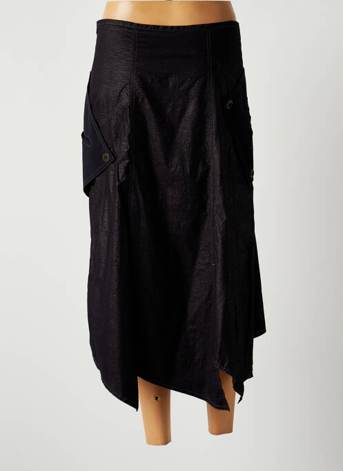 Jupe mi-longue noir LAUREN VIDAL pour femme