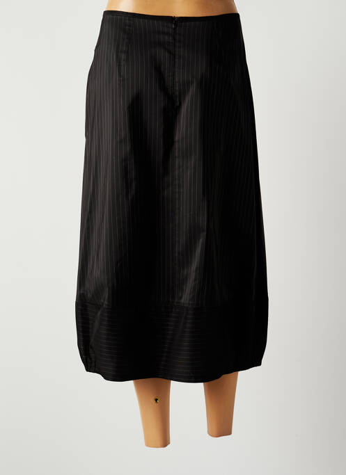 Jupe mi-longue noir LAUREN VIDAL pour femme