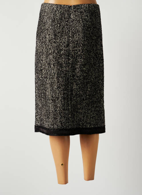 Jupe mi-longue noir LAUREN VIDAL pour femme