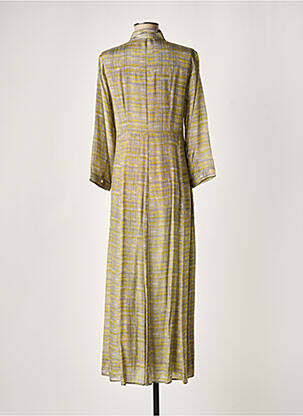 Robe longue manches longues manches longues gris LAUREN VIDAL femme