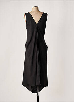 Robe longue sans manche sans manche noir LAUREN VIDAL femme