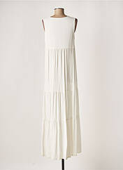 Robe longue blanc LAUREN VIDAL pour femme seconde vue