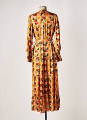 Robe longue orange LAUREN VIDAL pour femme seconde vue
