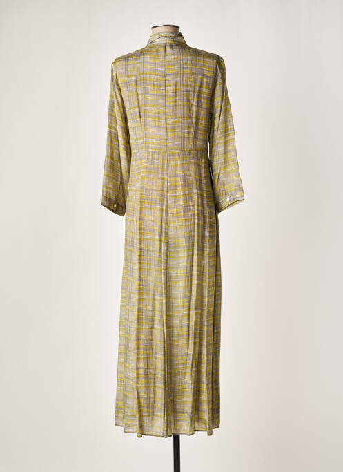 Robe longue gris LAUREN VIDAL pour femme