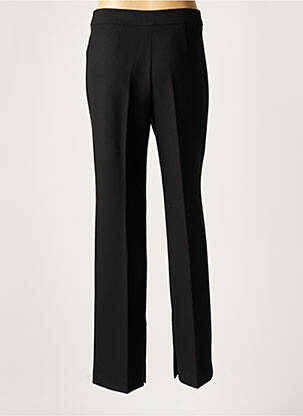 Pantalon large fermeture zippée sous rabat boutonné taille normale noir LAUREN VIDAL femme