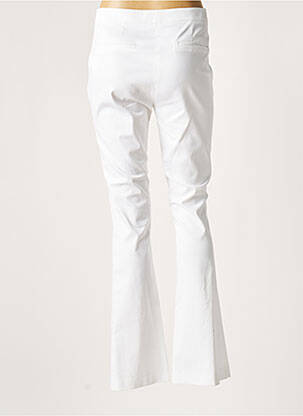 Pantalon flare stretch taille normale blanc LAUREN VIDAL femme