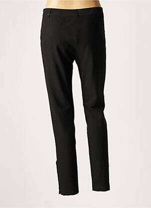 Pantalon slim taille normale taille normale noir LAUREN VIDAL femme