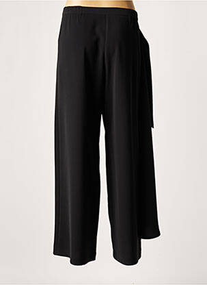Pantalon large fermeture zippée sous rabat boutonné taille normale noir LAUREN VIDAL femme