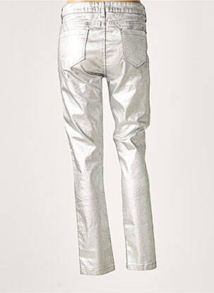 Jeans coupe droite broderie rivets taille normale blanc LAUREN VIDAL femme