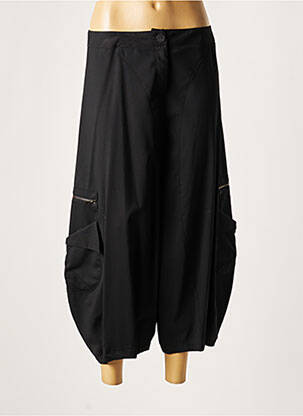 Pantacourt taille normale taille normale noir LAUREN VIDAL femme