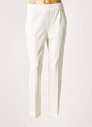 Pantalon chino blanc LAUREN VIDAL pour femme