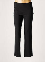 Pantalon droit noir LAUREN VIDAL pour femme seconde vue