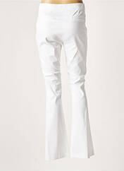 Pantalon flare blanc LAUREN VIDAL pour femme seconde vue