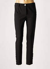 Pantalon slim noir LAUREN VIDAL pour femme seconde vue