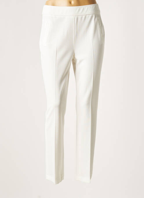 Pantalon chino blanc LAUREN VIDAL pour femme