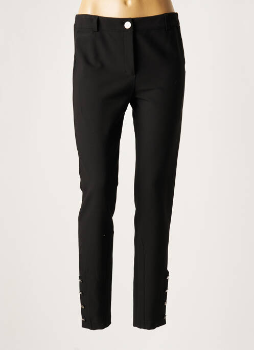 Pantalon slim noir LAUREN VIDAL pour femme