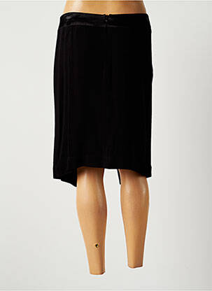 Jupe mi-longue taille normale noir LAUREN VIDAL femme