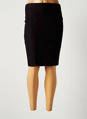 Jupe mi-longue stretch noir LAUREN VIDAL femme