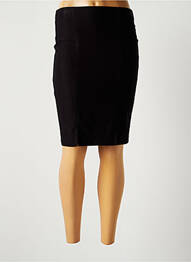 Jupe mi-longue stretch noir LAUREN VIDAL femme