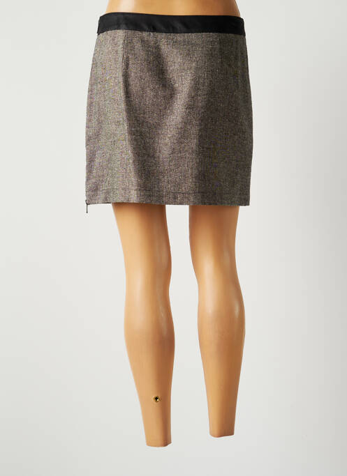 Jupe courte gris LAUREN VIDAL pour femme