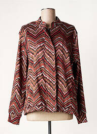 Veste casual poches rouge LAUREN VIDAL femme
