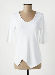 T-shirt blanc MARBLE pour femme seconde vue