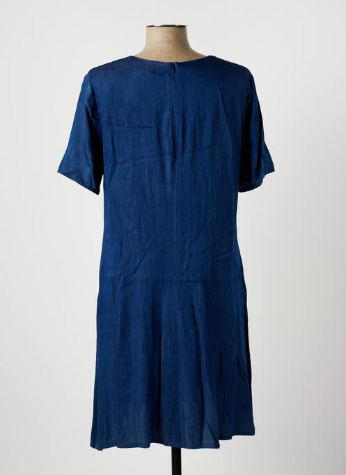 Robe mi-longue bleu GEVANA pour femme