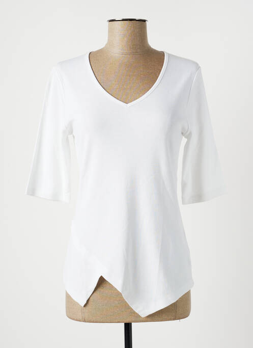 T-shirt blanc MARBLE pour femme