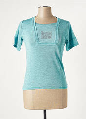 T-shirt bleu IMPULSION pour femme seconde vue