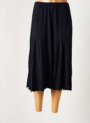 Jupe longue coupe droite bleu FRANCOISE F femme