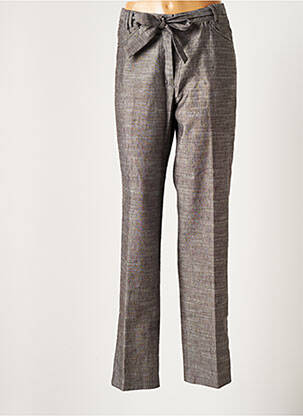 Pantalon droit gris PERSPECTIVES pour femme