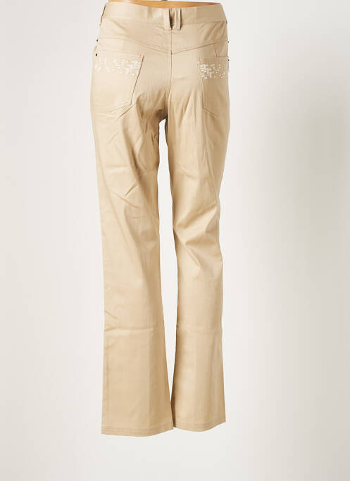 Pantalon droit beige EL VERTIGO pour femme