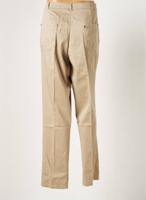 Pantalon droit beige GUY DUBOUIS pour femme