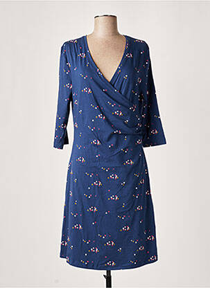Robe mi-longue bleu FROY & DIND pour femme