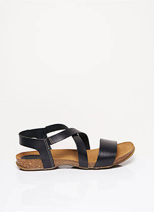 Sandales/Nu pieds noir GRAND STEP pour femme