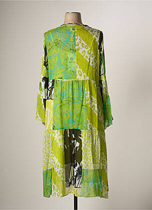 Robe mi-longue manches longues manches longues vert SPORTALM femme