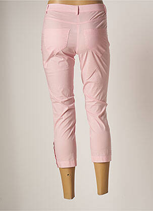 Pantacourt taille haute taille haute rose AVENTURES DES TOILES femme