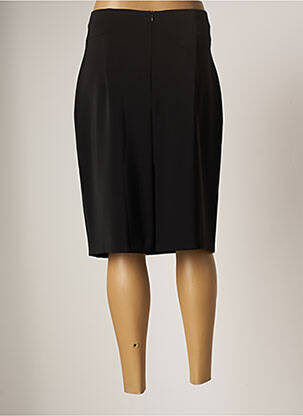 Jupe mi-longue taille à pinces noir FUEGOLITA femme